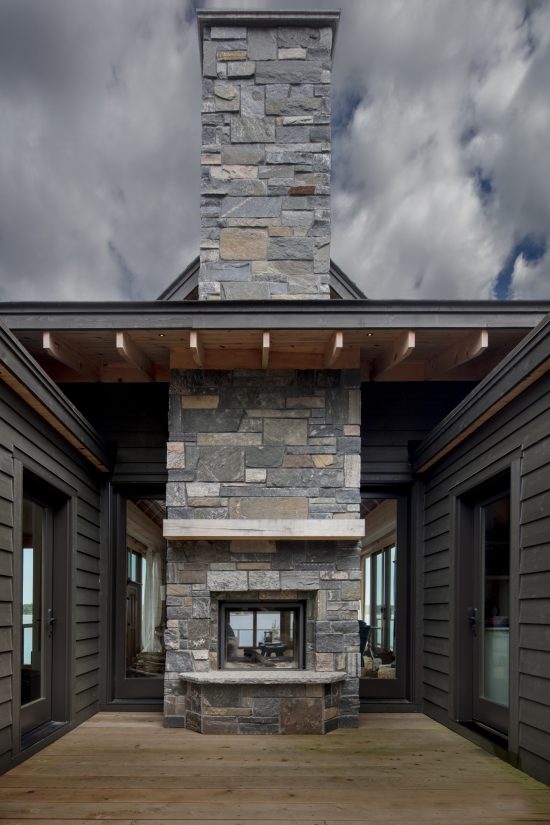 Normerica Timber Frame, Architects & Builders, Collaboration, Lakeside Cottage, Georgian Bay, Exterior