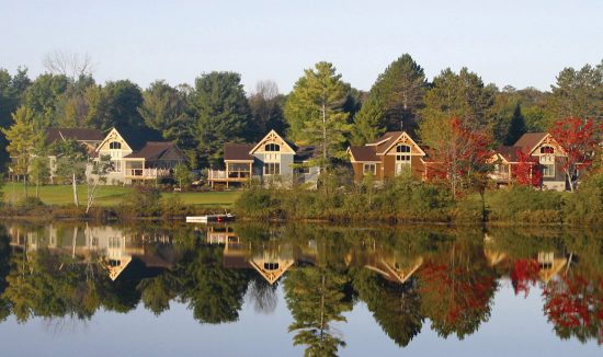 Normerica Timber Frame, Commercial Project, The Cottages at Diamond 'In the Ruff', Muskoka Lakes, Ontario, Exterior