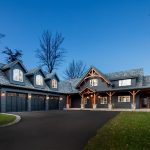 Normerica Timber Frame, Exterior, Cottage, Attached Garage, Front