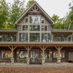 Normerica Timber Frame, Exterior, Cottage, Lake View