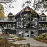 Normerica Timber Frame, Exterior, Cottage, Rear View, Lake View