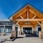 Normerica Timber Frames, Heights of Horseshoe, Ski & Country Club, Commercial Projects, Barrie, Ontario, Exterior, Clubhouse