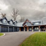 Normerica Timber Frame, Exterior, Cottage, Attached Garage, Front