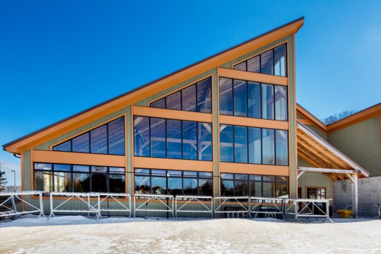 Normerica Timber Frames, Commercial Projects, Blue Mountain South Lodge, Exterior, Collingwood, Ontario, Ski Resort, Clubhouse
