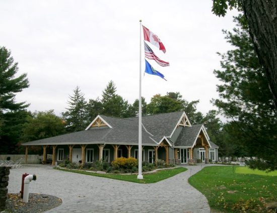 Normerica Timber Frames, Commercial Projects, Windermere Golf & Country Club, Muskoka, Ontario, Golf Clubhouse, Exterior