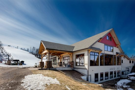 Normerica Timber Frames, Heights of Horseshoe, Ski & Country Club, Commercial Projects, Barrie, Ontario, Exterior, Clubhouse
