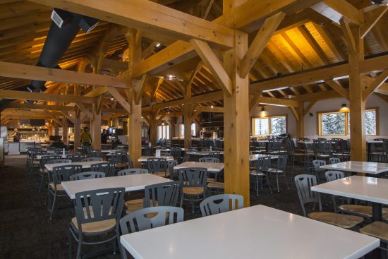 Normerica Timber Frames, Commercial Project, Sun Peaks Resort, Mid Mountrain Lodge, Ski Resort, Sun Peaks, British Columbia, Interior