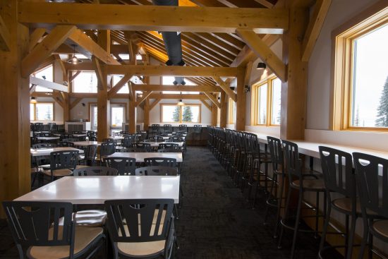 Normerica Timber Frames, Commercial Project, Sun Peaks Resort, Mid Mountrain Lodge, Ski Resort, Sun Peaks, British Columbia, Interior