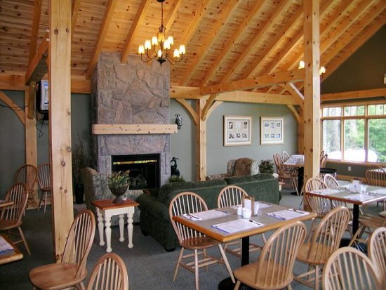 Normerica Timber Frames, Commercial Projects, Windermere Golf & Country Club, Muskoka, Ontario, Golf Clubhouse, Exterior