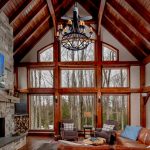 log home design | timber frame design | woodland retreat | Normerica
